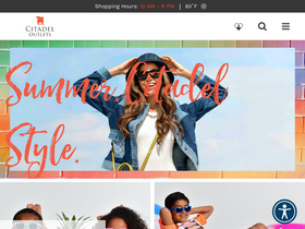 'citadeloutlets.com' screenshot
