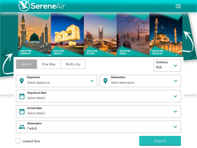 'sereneair.com' screenshot