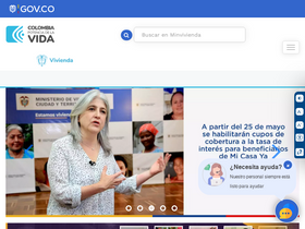 'minvivienda.gov.co' screenshot