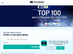 'careerbuilder.vn' screenshot