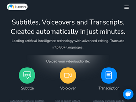 'maestrasuite.com' screenshot