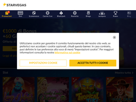'starvegas.it' screenshot