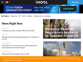 'ihodl.com' screenshot