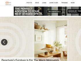 'lonny.com' screenshot