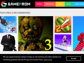 'gamefrom.com' screenshot