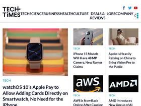 'techtimes.com' screenshot