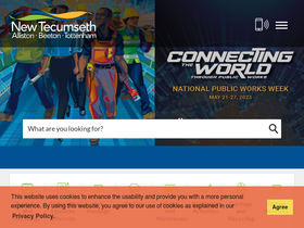 'newtecumseth.ca' screenshot