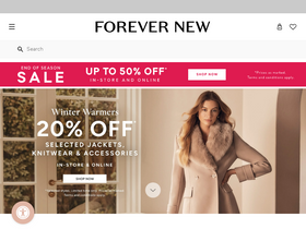 'forevernew.com.au' screenshot