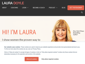 'lauradoyle.org' screenshot