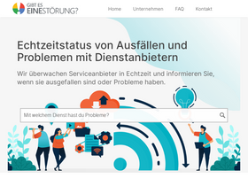 'gibteseinestorung.de' screenshot