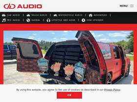 'ddaudio.com' screenshot