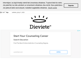 'dieviete.lv' screenshot