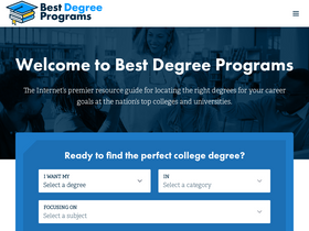 'bestdegreeprograms.org' screenshot