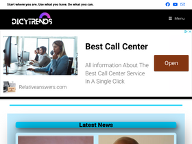 'dicytrends.com' screenshot
