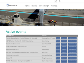 'getraceresults.com' screenshot