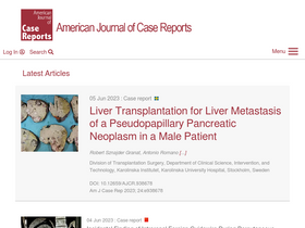 'amjcaserep.com' screenshot