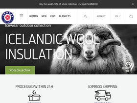 'icewear.is' screenshot