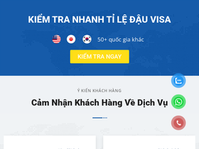 'dichvuvisauytin.com' screenshot