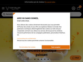 'cerfdellier.com' screenshot