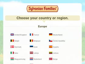 'sylvanianfamilies.com' screenshot