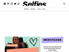 'selfies.com' screenshot