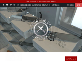 'northwestknives.com' screenshot