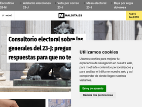 'maldita.es' screenshot