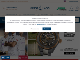 'firstclasswatches.co.uk' screenshot
