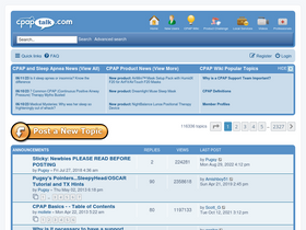 'cpaptalk.com' screenshot