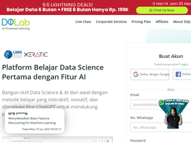'dqlab.id' screenshot