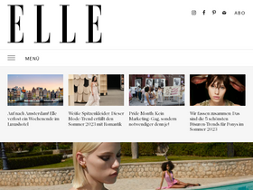 'elle.de' screenshot