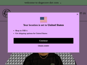 dogecore website screenshot