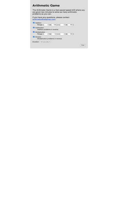 arithmetic.zetamac.com
