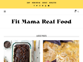 'fitmamarealfood.com' screenshot