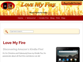 'lovemyfire.com' screenshot