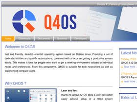 'q4os.org' screenshot