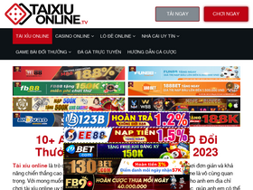 'taixiuonline.tv' screenshot