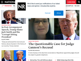 'nationalreview.com' screenshot