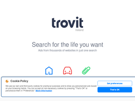 'trovit.ie' screenshot