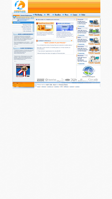 timberlandhosting.com