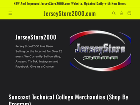 jerseystore2000.com homepage screenshot