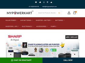 'mypowerkart.com' screenshot