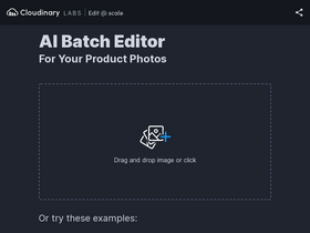 Edit At Scale - AI-driven bulk image editing for quality and efficiency at scale.