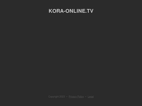 'kora-online.tv' screenshot