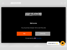 bnbfirearms.com homepage screenshot
