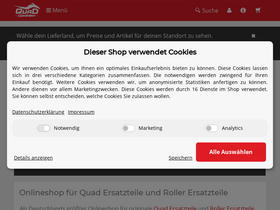 'quad-company.de' screenshot