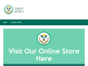 brentandbeckysblog.com homepage screenshot