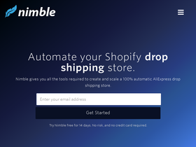 'gonimble.net' screenshot