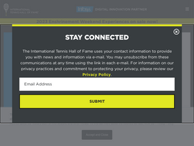 'tennisfame.com' screenshot