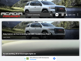 'acadiaforum.net' screenshot